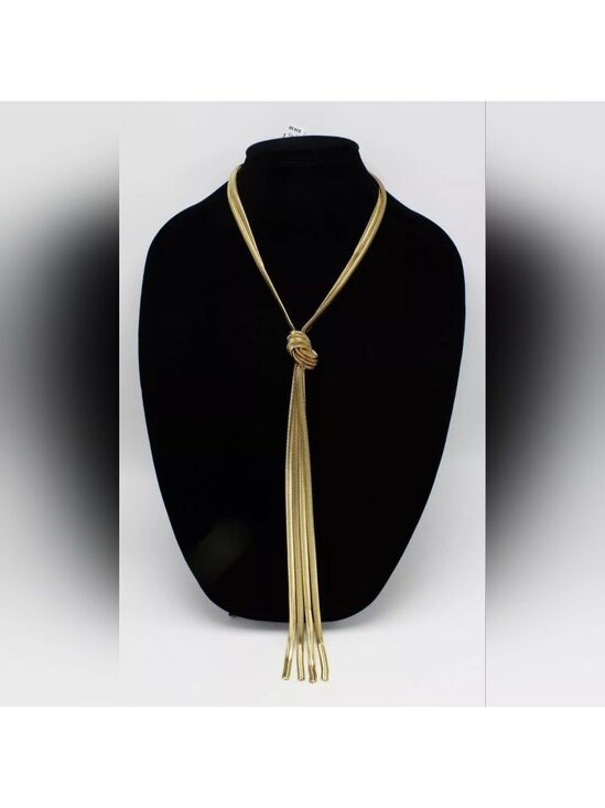 INC International Concepts Jewelry - NWT Gold Knotted Snake Chain Necklace by INC.
